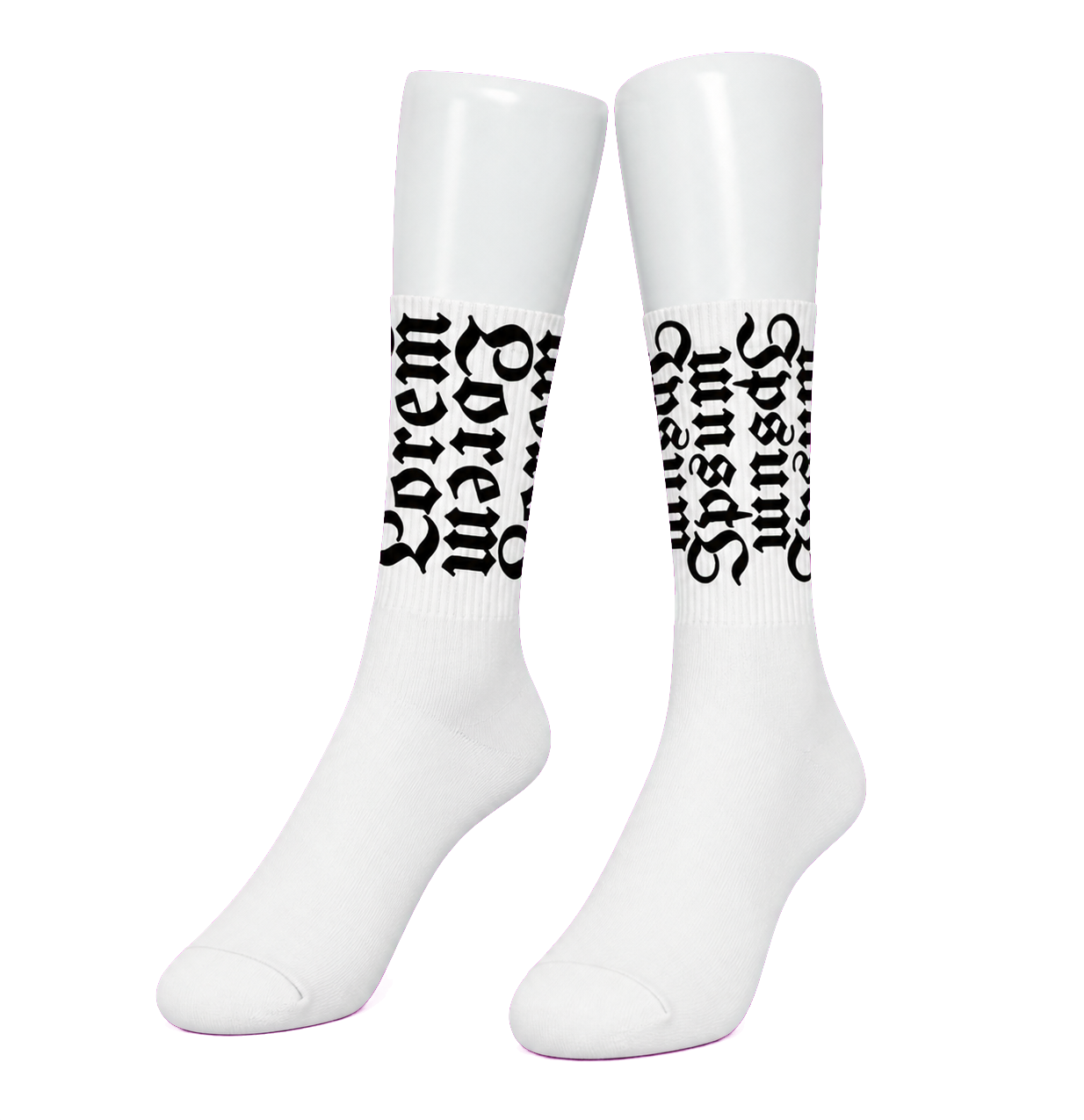 Why Wear S-black-gothic mannequin front transparent mockup