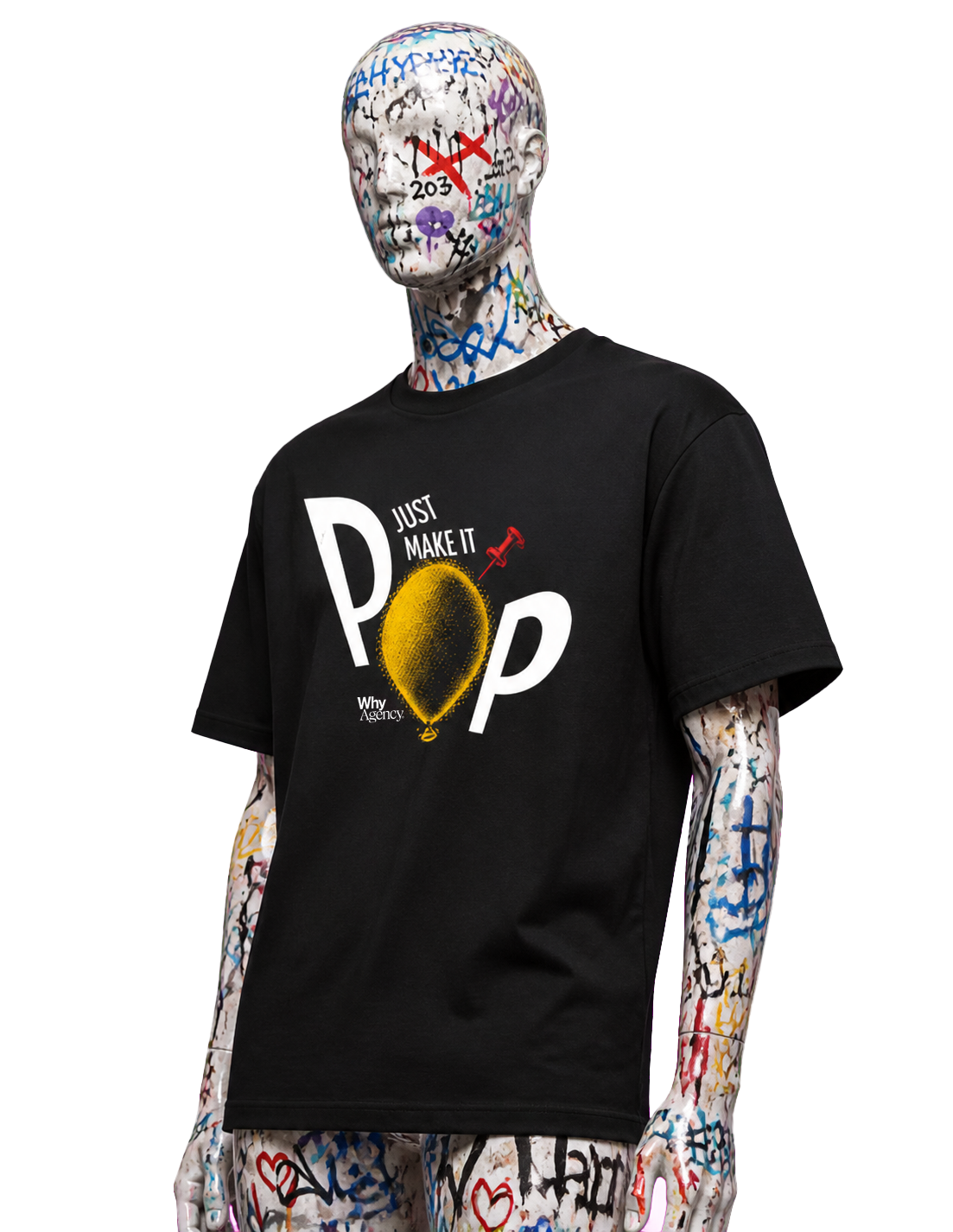 Why Wear T-06-make-it-pop 04 mannequin 3q mockup